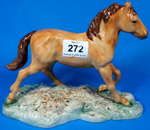 Beswick Mustang Horse on Base