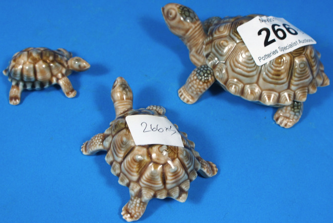 Wade set of three tortoises Large