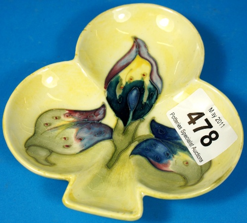 Moorcroft Clover Dish decorated with