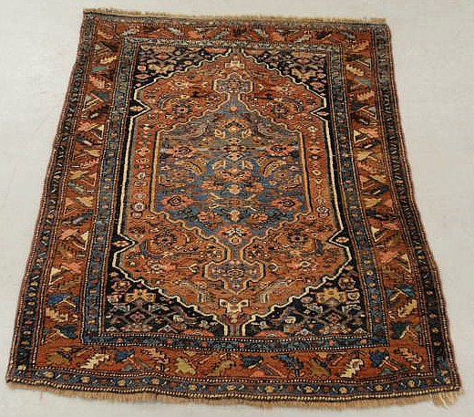 Persian oriental mat with overall 15b11c