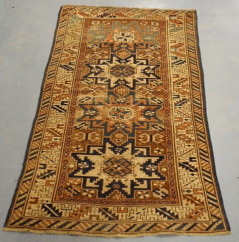 Oriental hall mat with overall 15b116
