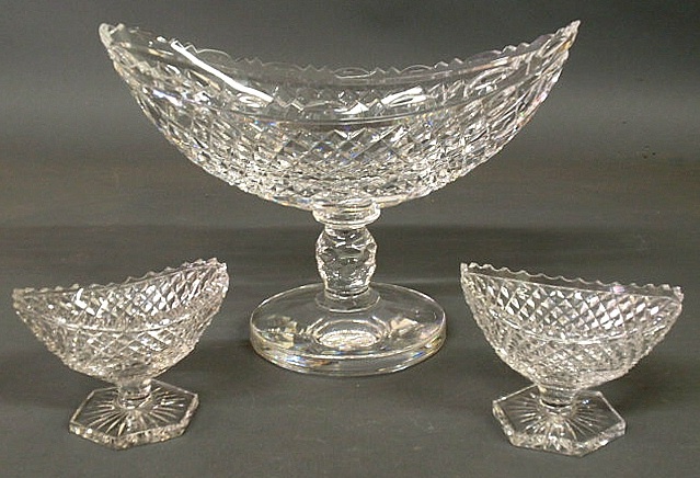 Signed Waterford cut crystal centerpiece 15b125