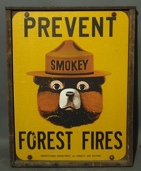 Smokey Prevent Forest Fires sign 15b12e