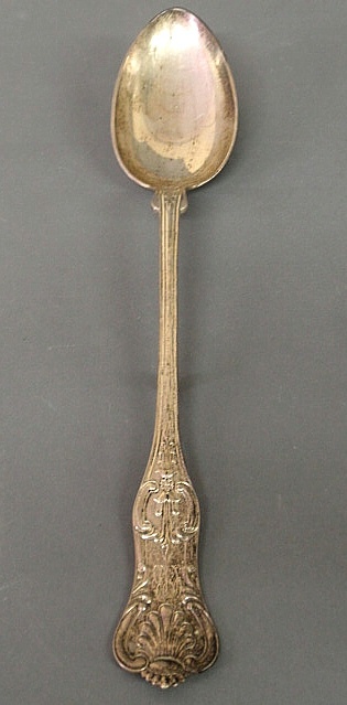 Sterling silver stuffing spoon