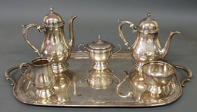 Sterling silver tea service by 15b14e