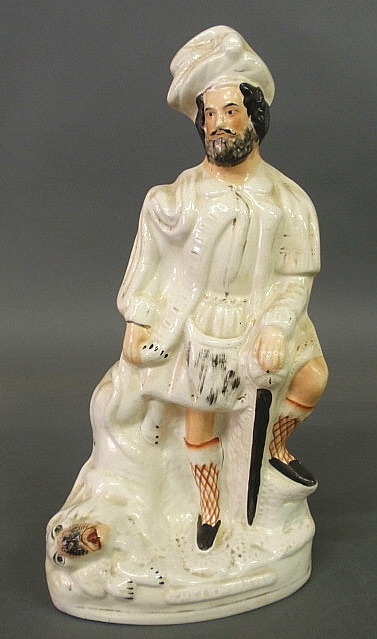 Staffordshire figure of a Highlander 15b159
