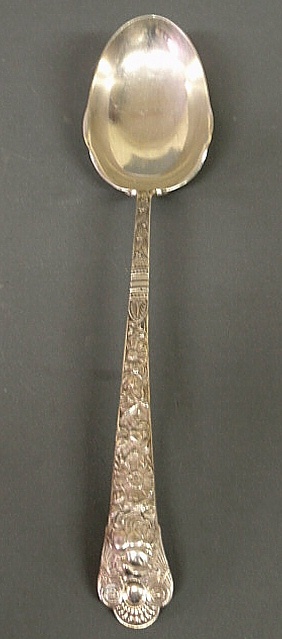 Sterling silver stuffing spoon 15b173