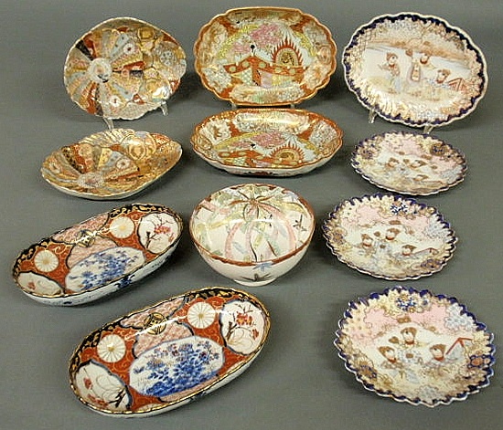 Eleven pieces of late 19th c Japanese 15b189