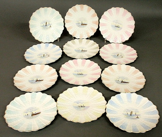 Set of twelve Japanese porcelain 15b18c
