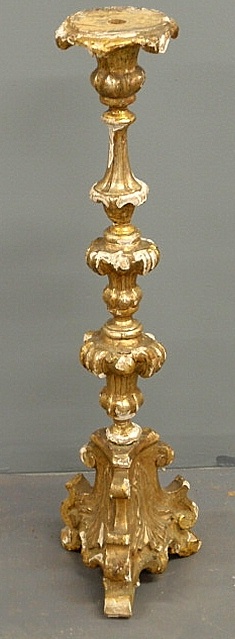 German carved and gilt decorated