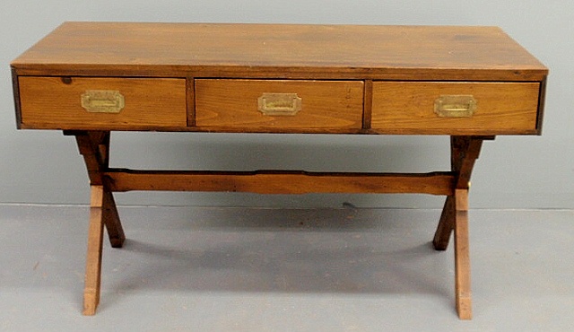 Italian pine campaign desk 20th 15b1a6