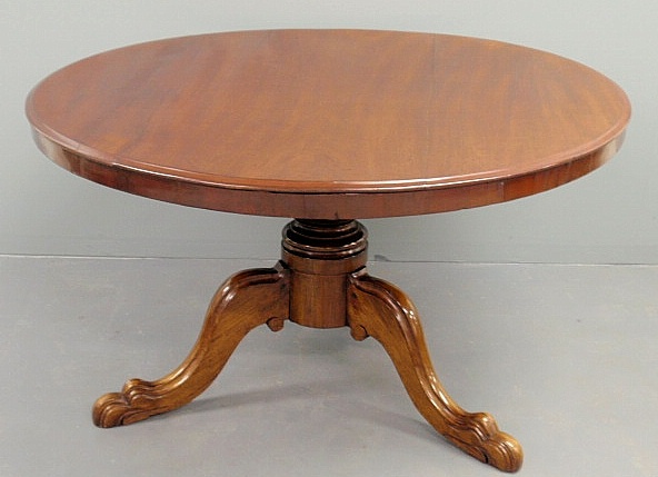 Classical mahogany tilt-top breakfast