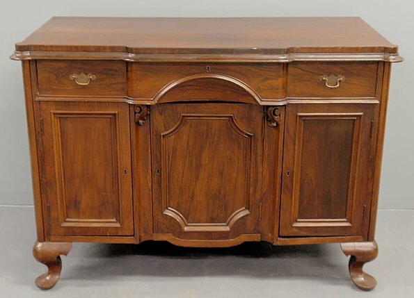 Queen Anne style rosewood commode 15b1ee