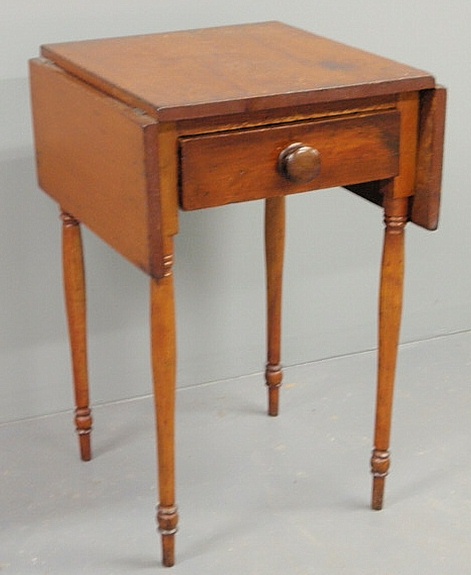 Sheraton cherry and pine end table