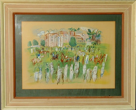 Print of Raoul Dufy s gouache titled 15b214