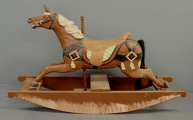 Continental carved galloping carousel