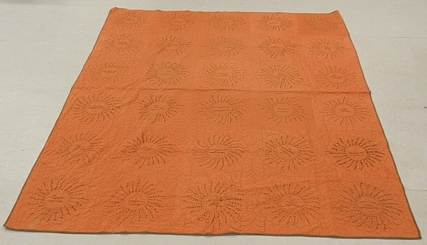 Pieced quilt with women's Christian