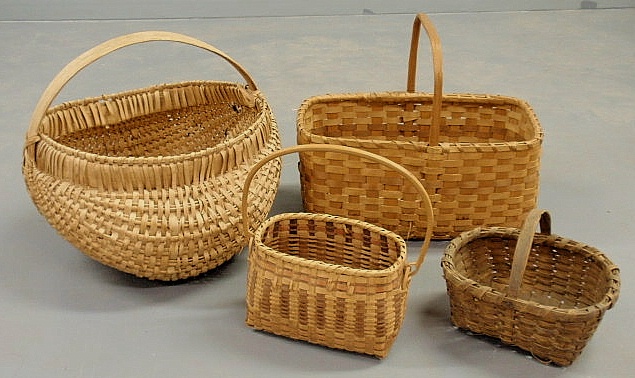 Large splintwood buttocks basket 15b2be