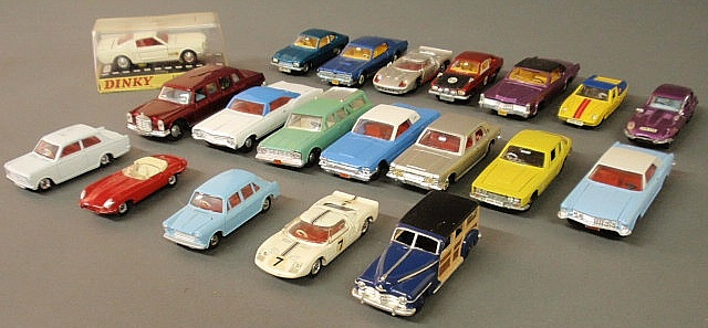 Collection of twenty Dinky toy metal