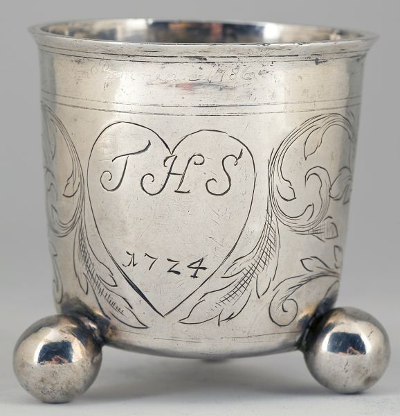 Scandinavian Silver Beaker circa 1724barrel