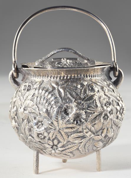 S. Kirk & Son Repousse Silver Mustard