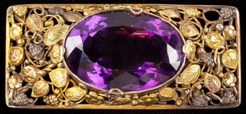 Victorian Amethyst Broochcentering 15b4cf