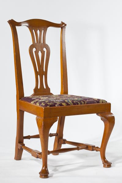 American Queen Anne Side Chair18th 15b519