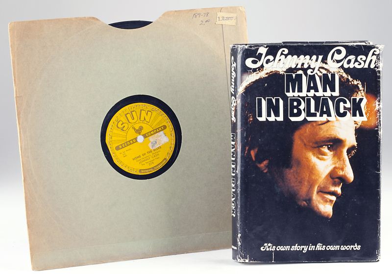 Johnny Cash Autographed Book and