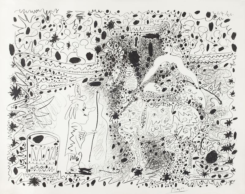 Pablo Picasso (Sp. 1881-1973) LEcuyerelithograph