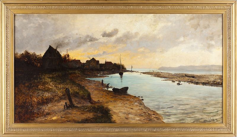 French School Landscape 19th centuryoil