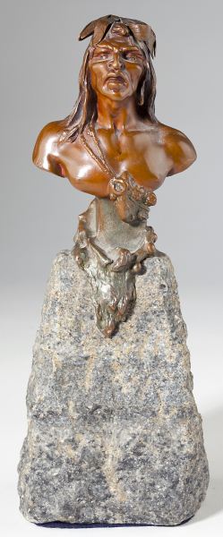 Franz Bergman Indian Bronzeearly 15b5af