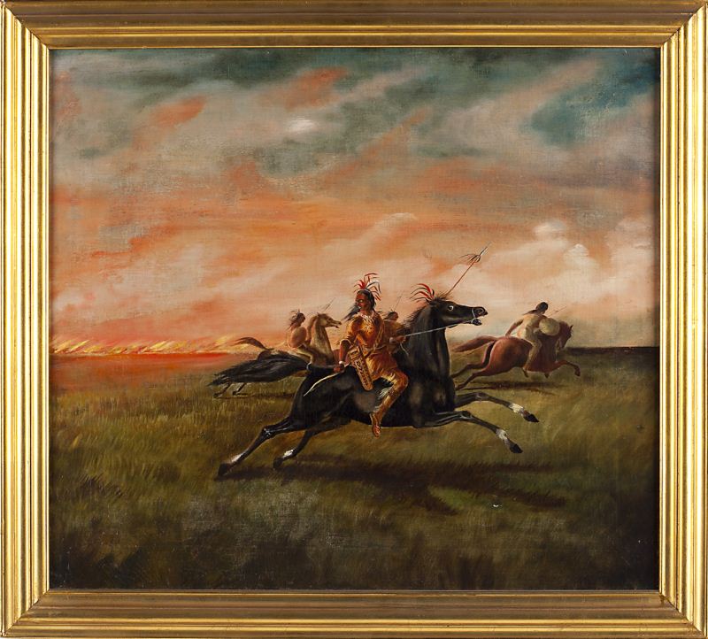 style of George Catlin (1796-1872) Prairie