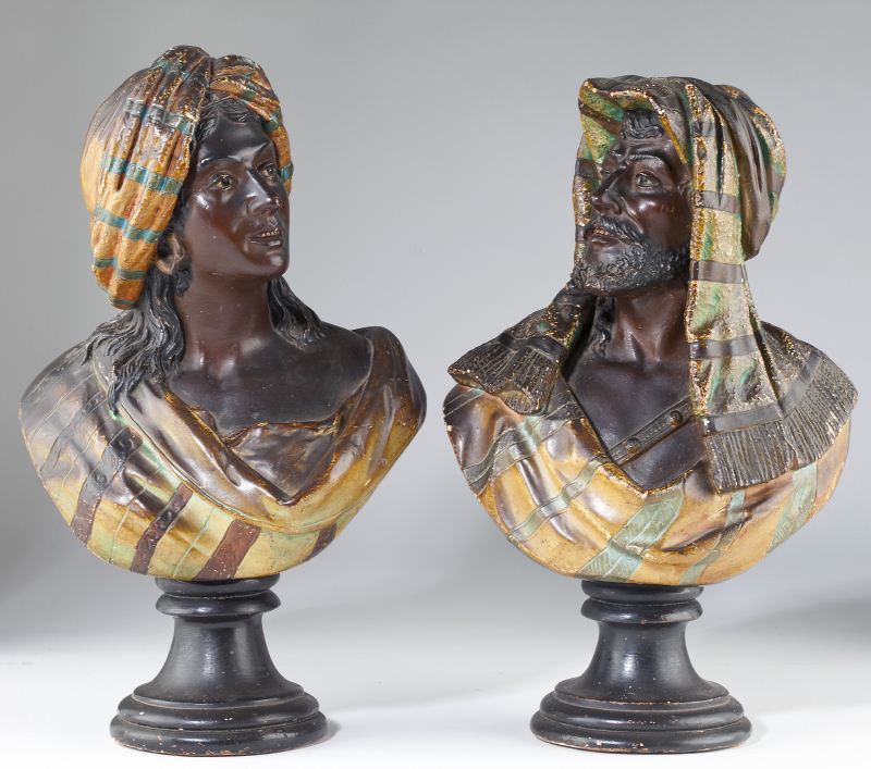 Pair of Orientalist Terracotta 15b61d