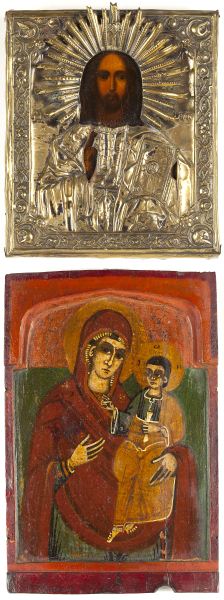 Two Antique Iconsthe first Russian 15b690