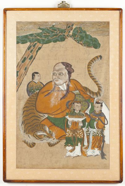 Korean Painting of Sanshinon paper 15b6e0