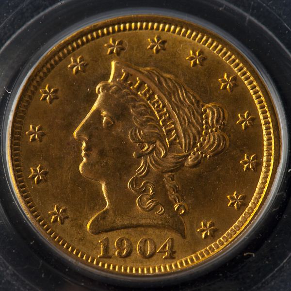 1904 2 50 Gold Quarter Eagle PCGS 15b731