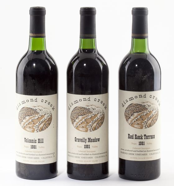 1981 Diamond Creek3 total bottlesVintage