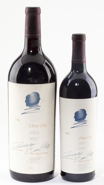 1981 & 1983 Opus One2 total bottlesVintage