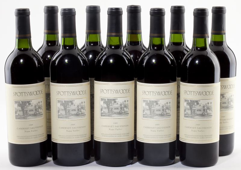 SpottswoodeNapa Valley198910 bottlesgood 15b77d