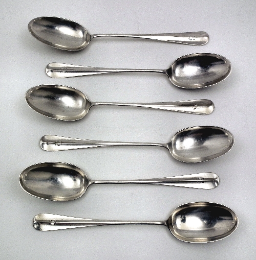 A set of six Edward VII silver