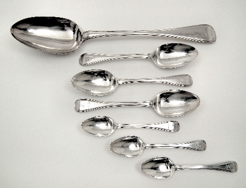 A William IV silver Old English pattern