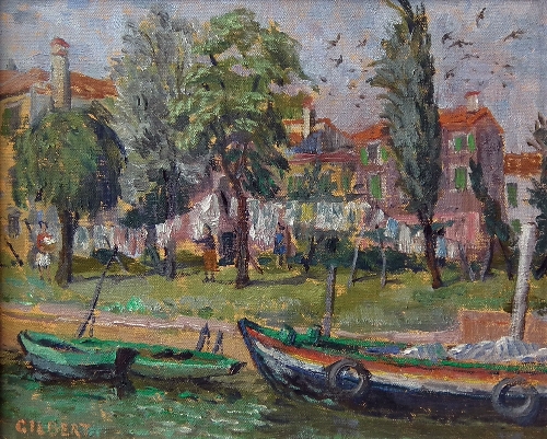Gilbert (20th Century) - Oil painting