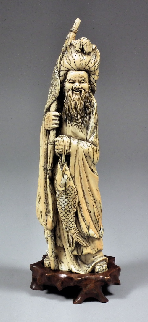 A Chinese carved ivory standing 15b8ed