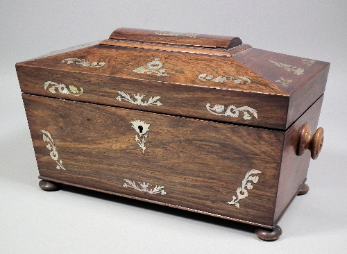 An early Victorian rosewood and