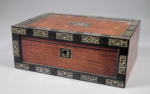 A Victorian satinwood and ebony 15b92a