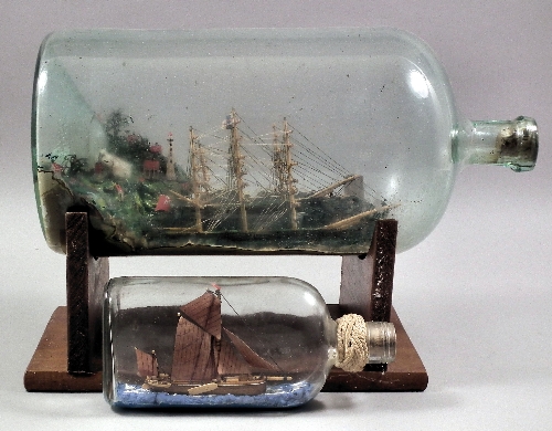 An early 20th Century ship model