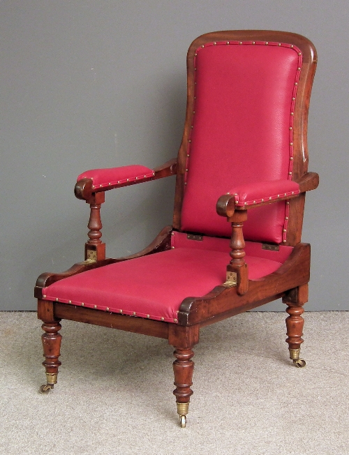 An early Victorian mahogany framed 15b9bf