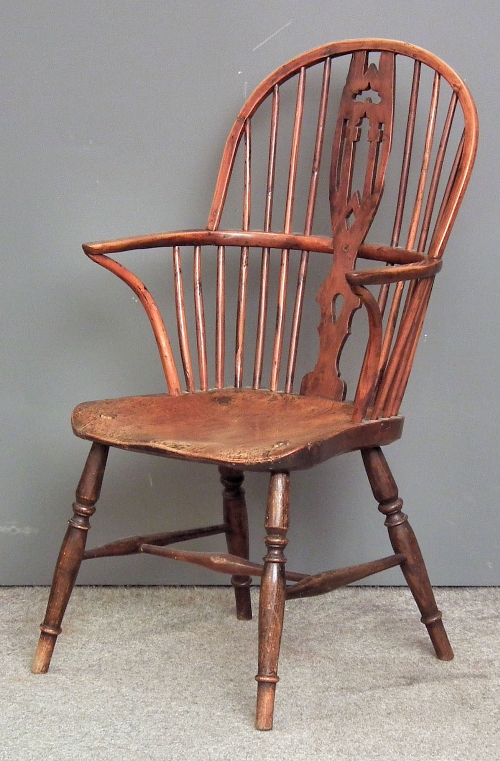 A 19th Century yewwood and elm