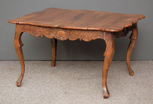 A 19th Century Continental figured walnut