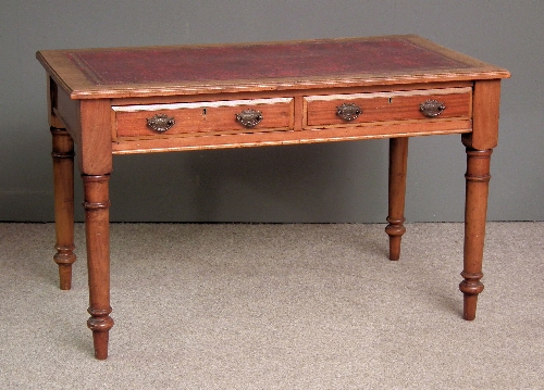 A Victorian mahogany writing table 15b9f3